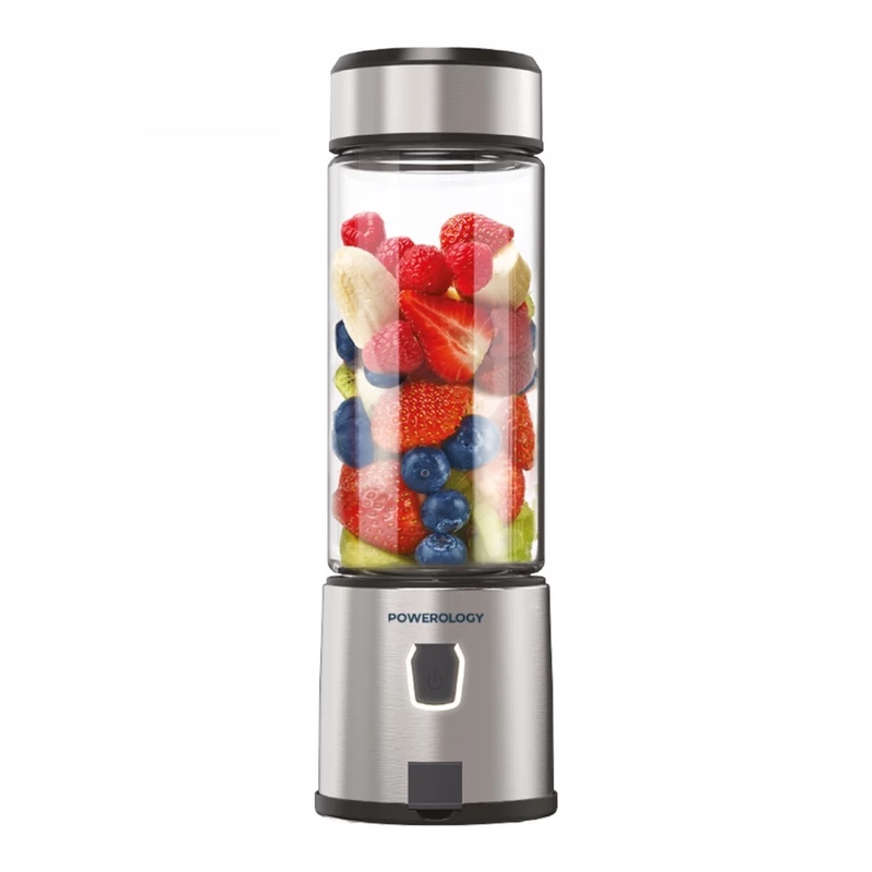 شیکر پاورولوجی مدل شارژی کد 126W Portable گنجایش 0.45 لیتر