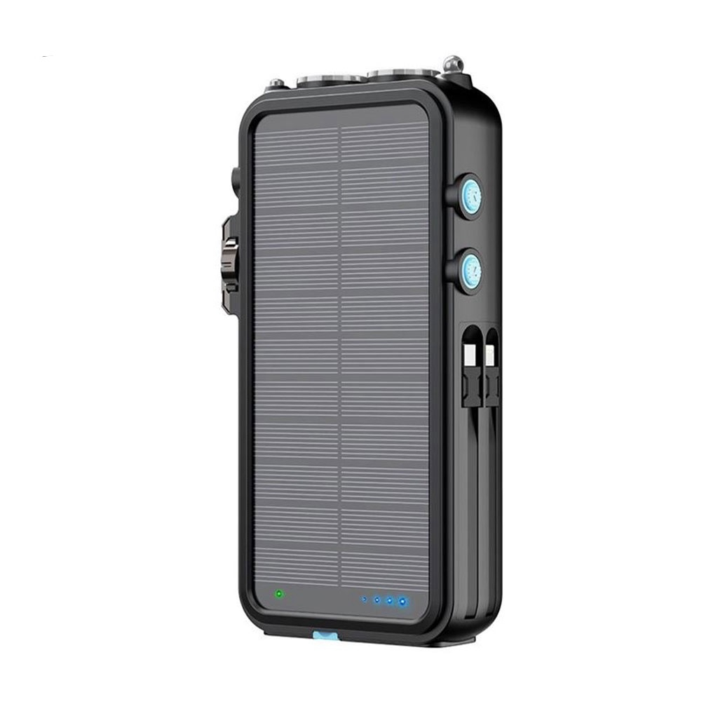 پاوربانک خورشیدی پاورولوژی مدل pp049 ظرفیت 16000 میلی آمپر ساعت