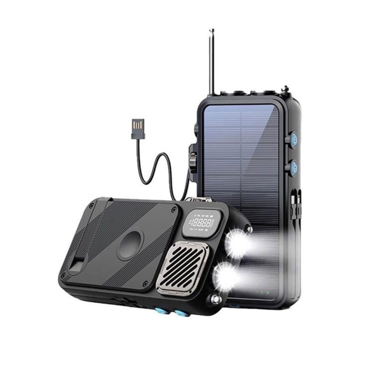 پاوربانک خورشیدی پاورولوژی مدل pp049 ظرفیت 16000 میلی آمپر ساعت