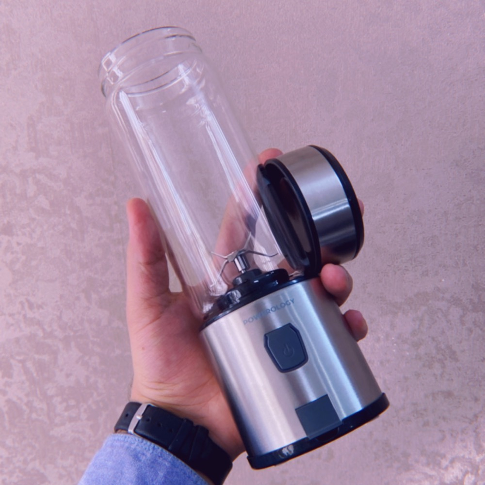 شیکر پاورولوجی مدل شارژی کد 126W Portable گنجایش 0.45 لیتر