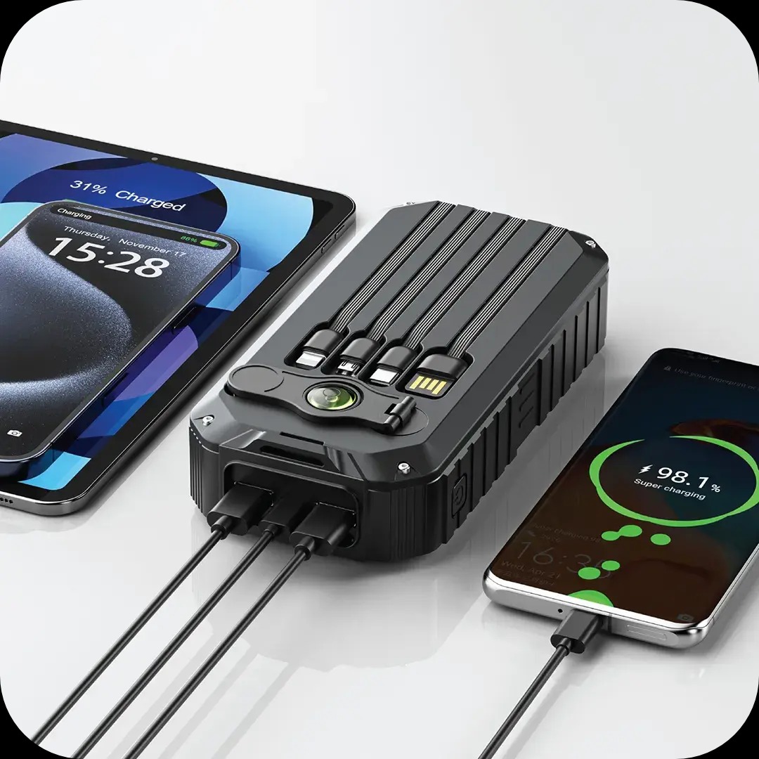 پاوربانک خورشیدی 20000 گرین لاین Green Lion Solar Mate Power Bank 20000mAh - Image 3